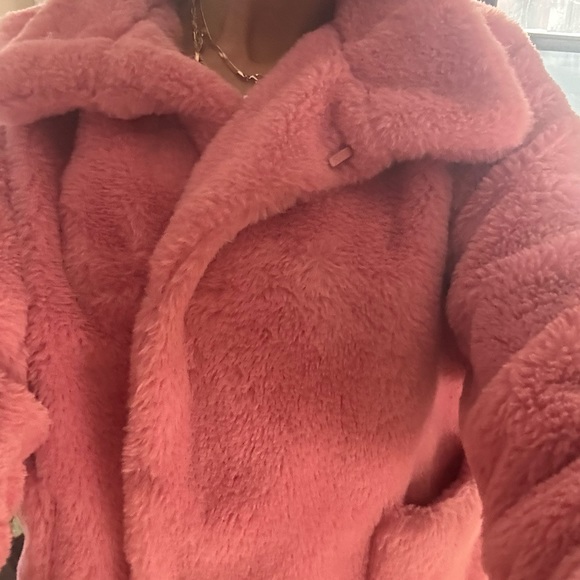 Pink Faux Fur Jacket - Picture 4 of 16